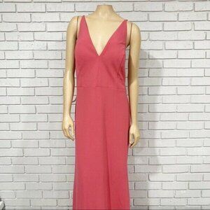 BHLDN Women’s Raspberry Jones V Neck Dress